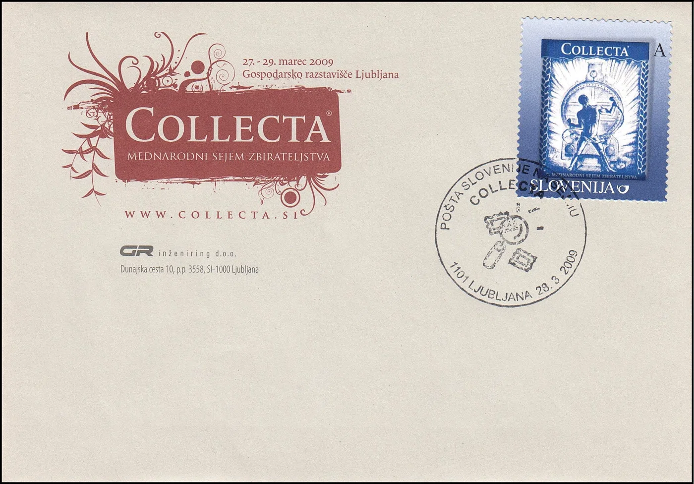 POŠTA SLOVENIJE NA SEJMU COLLECTA 2009